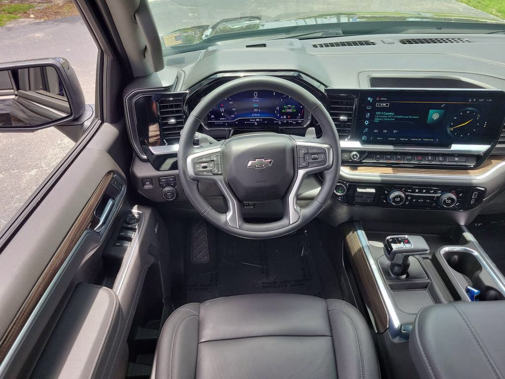 2025 Black Chevrolet Silverado RST 4X4 Truck