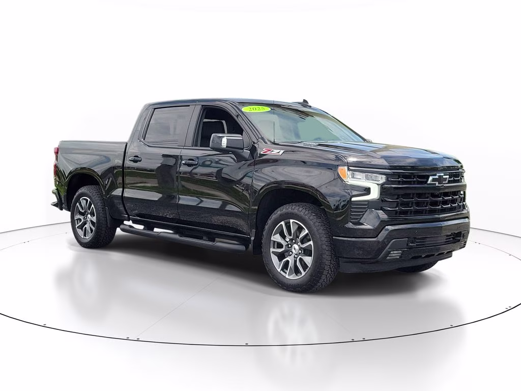 2025 Black Chevrolet Silverado RST 4X4 Truck