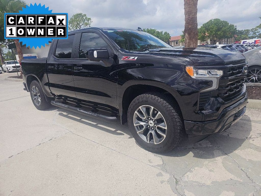 2025 Black Chevrolet Silverado RST 4X4 Truck