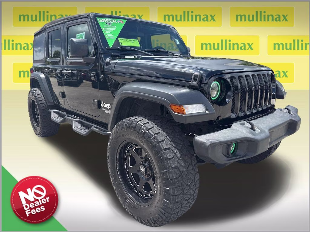 2020 Black Clearcoat Jeep Wrangler Unlimited Sport S 4X4 SUV