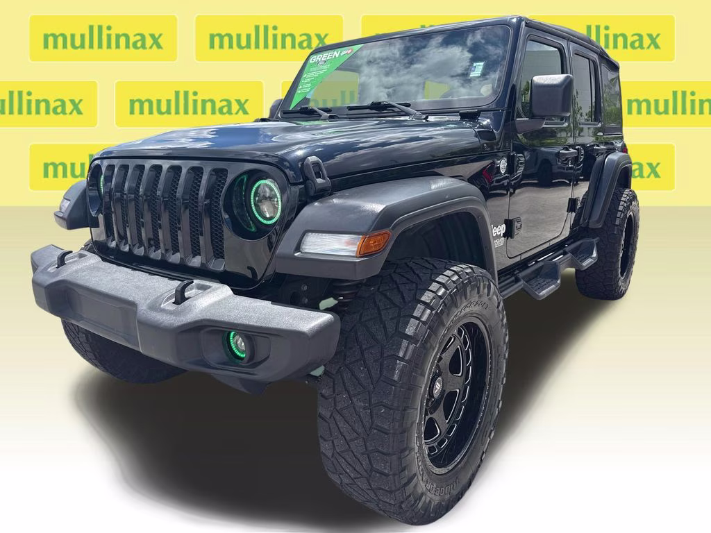 2020 Black Clearcoat Jeep Wrangler Unlimited Sport S 4X4 SUV