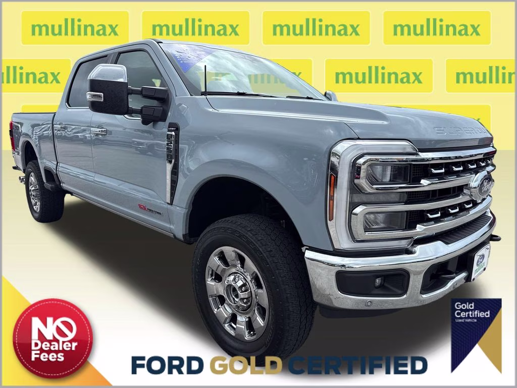 2025 Glacier Gray Metallic Tri-Coat Ford Super Duty F-250 SRW Lariat 4X4 Truck