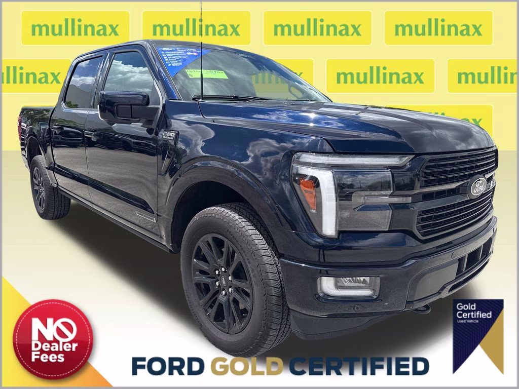 2025 Antimatter Blue Metallic Ford F-150 Platinum 4X4 Truck
