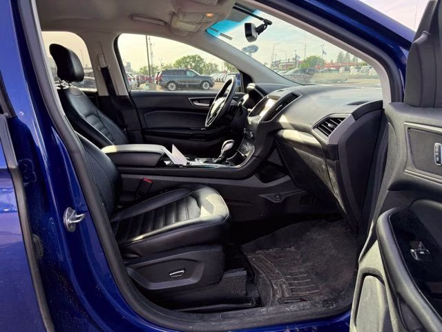 2015 Deep Impact Blue Metallic Ford Edge SEL AWD SUV