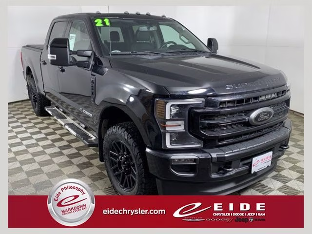 2021 Agate Black Metallic Ford Super Duty F-250 SRW Lariat 4X4 Truck