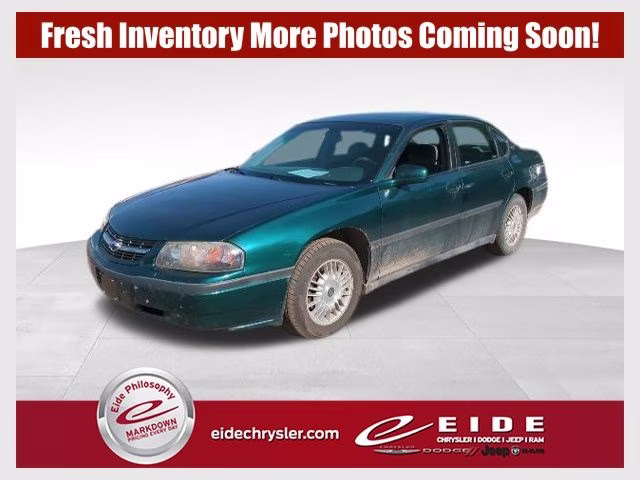 2000 Dark Jade Green Metallic Chevrolet Impala Base FWD Sedan