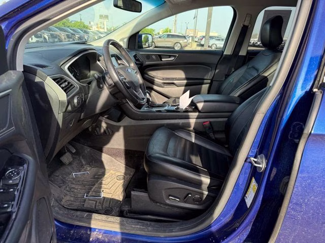 2015 Deep Impact Blue Metallic Ford Edge SEL AWD SUV