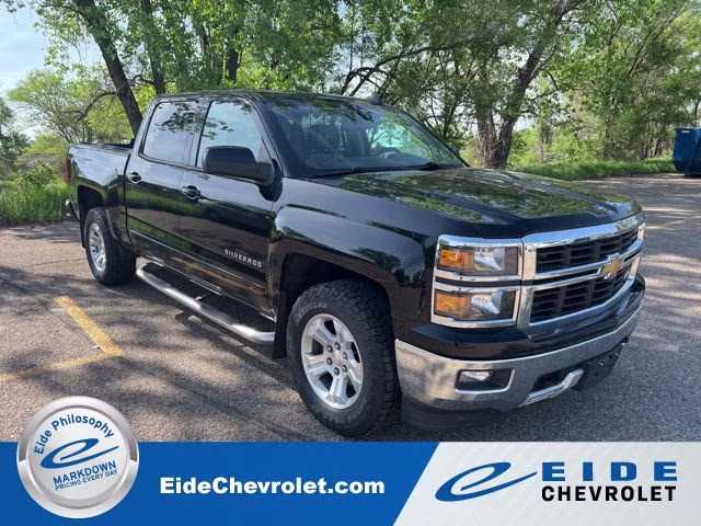 2015 Black Chevrolet Silverado 1500 LT 4X4 Truck