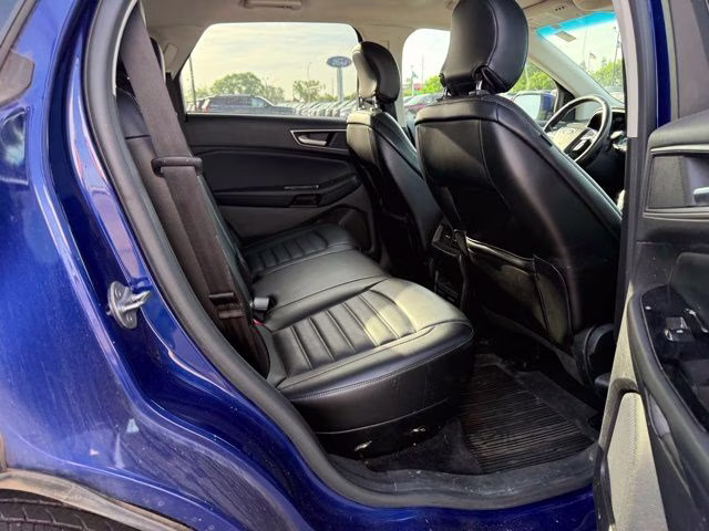 2015 Deep Impact Blue Metallic Ford Edge SEL AWD SUV