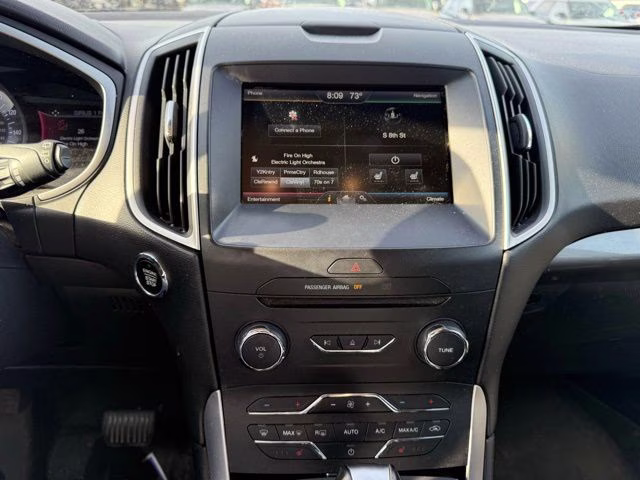 2015 Deep Impact Blue Metallic Ford Edge SEL AWD SUV