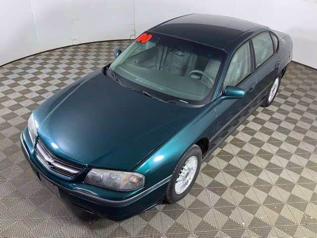 2000 Dark Jade Green Metallic Chevrolet Impala Base FWD Sedan