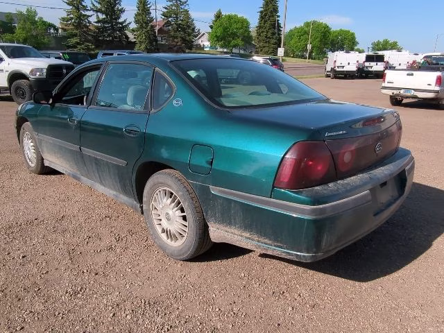2000 Green Chevrolet Impala Base FWD Sedan