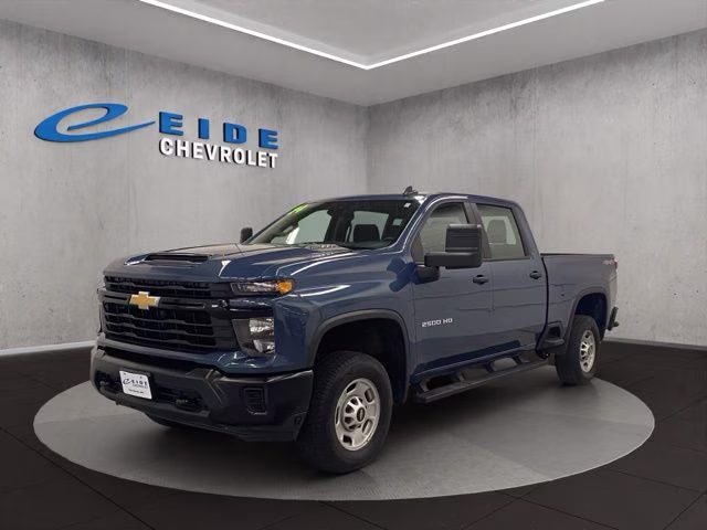 2024 Lakeshore Blue Metallic Chevrolet Silverado 2500HD Work Truck 4X4 Truck