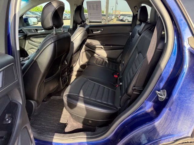 2015 Deep Impact Blue Metallic Ford Edge SEL AWD SUV