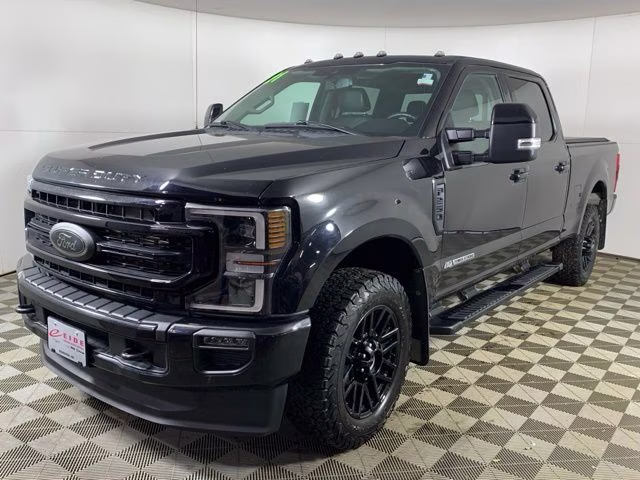 2021 Agate Black Metallic Ford Super Duty F-250 SRW Lariat 4X4 Truck