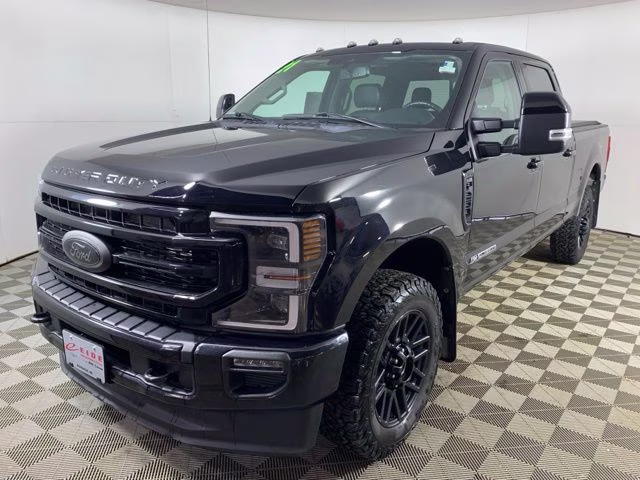 2021 Agate Black Metallic Ford Super Duty F-250 SRW Lariat 4X4 Truck