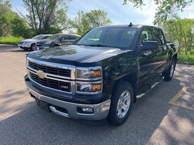 2015 Black Chevrolet Silverado 1500 LT 4X4 Truck