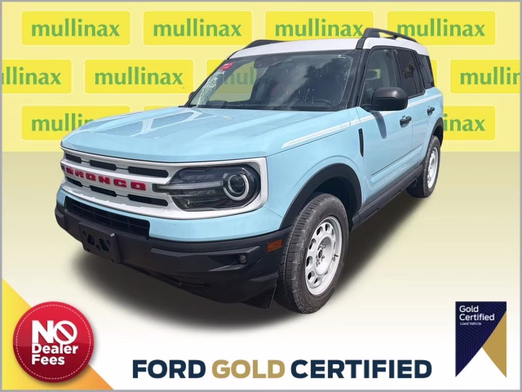 2024 Blue Ford Bronco Sport Heritage 4X4 SUV
