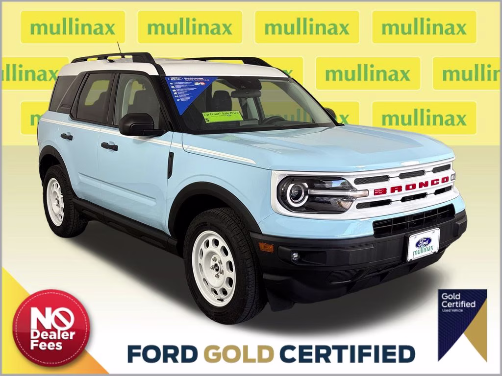 2024 Blue Ford Bronco Sport Heritage 4X4 SUV