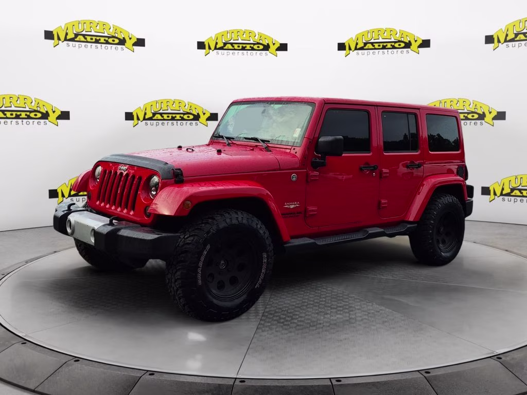 2015 Firecracker Red Clear Coat Jeep Wrangler Unlimited Sahara 4X4 SUV