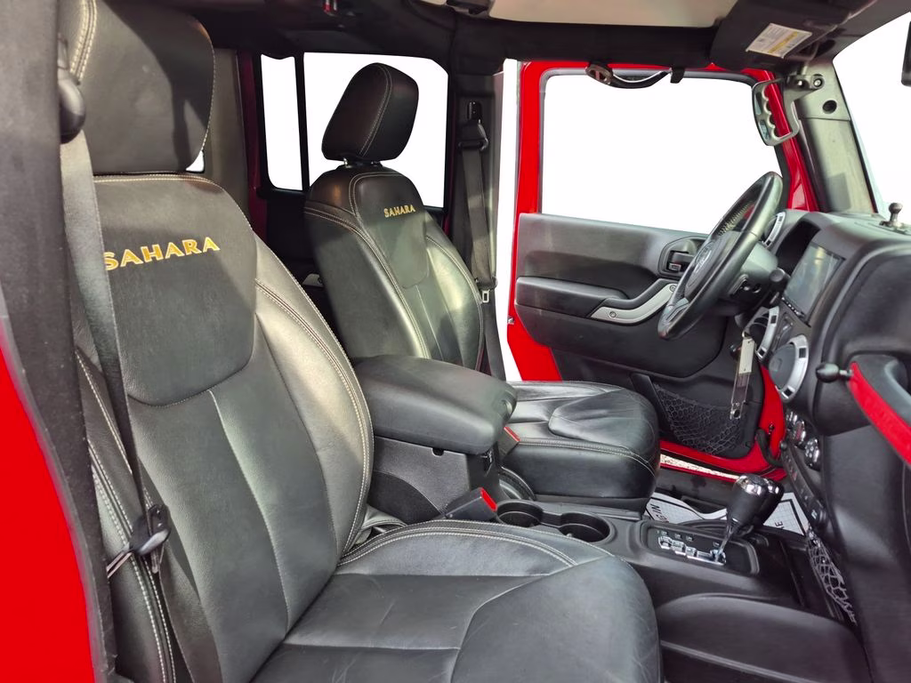 2015 Firecracker Red Clear Coat Jeep Wrangler Unlimited Sahara 4X4 SUV