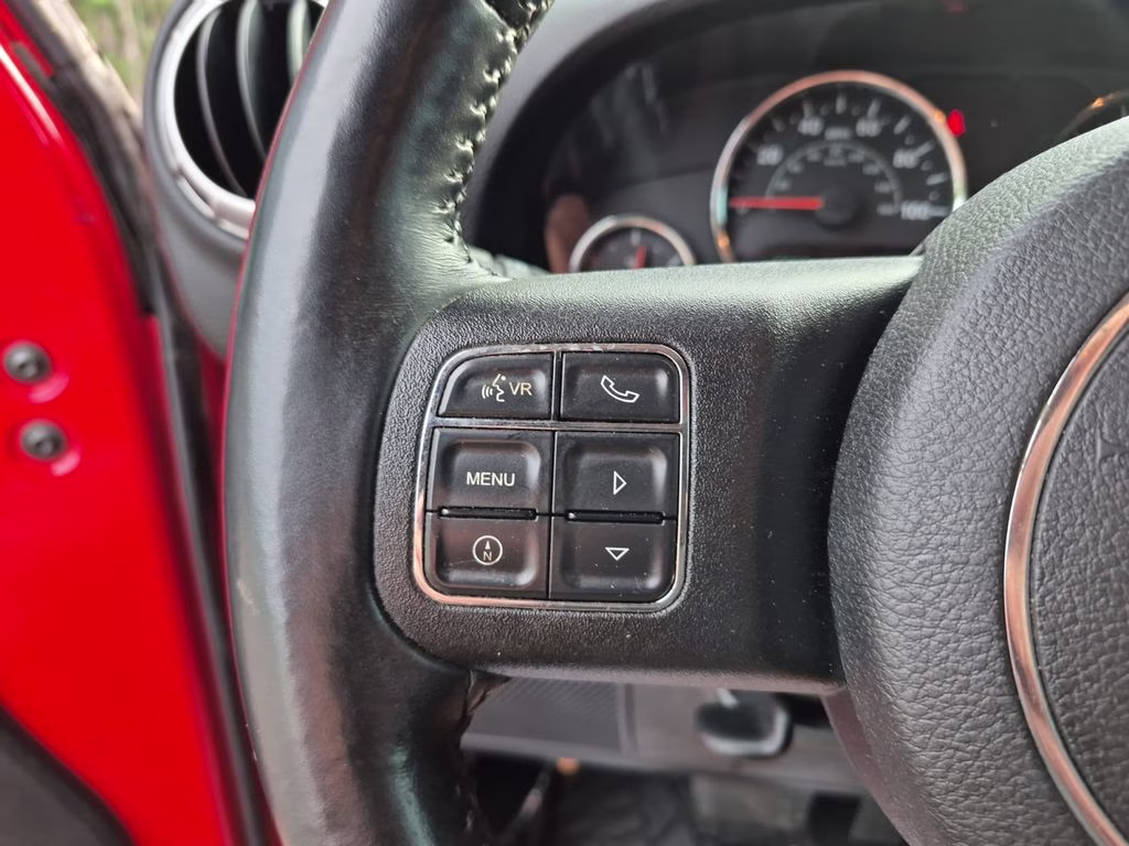 2015 Firecracker Red Clear Coat Jeep Wrangler Unlimited Sahara 4X4 SUV