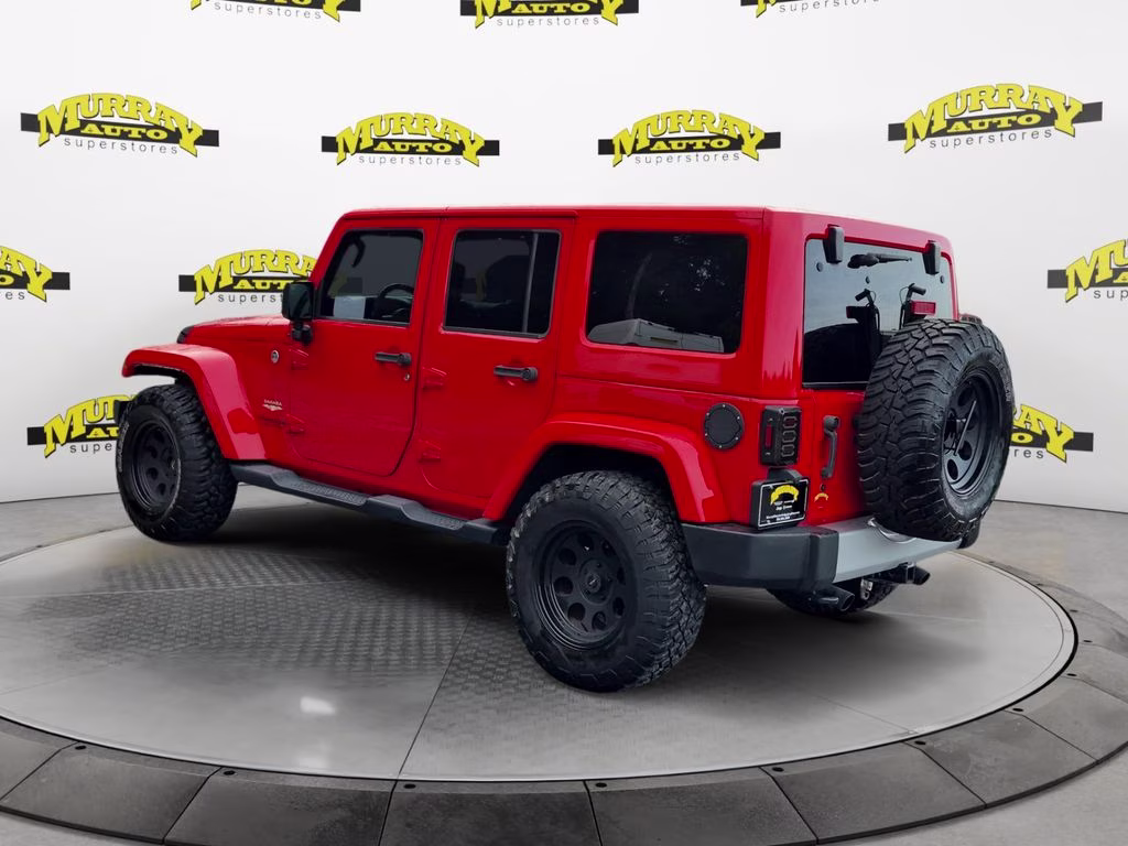 2015 Firecracker Red Clear Coat Jeep Wrangler Unlimited Sahara 4X4 SUV