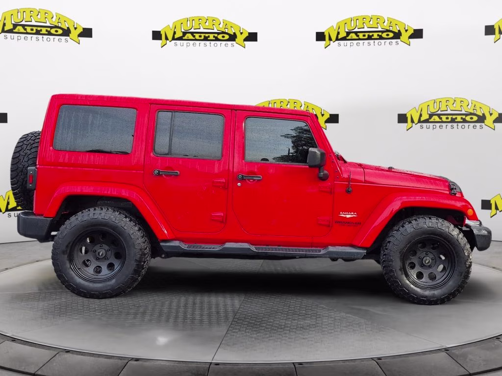 2015 Firecracker Red Clear Coat Jeep Wrangler Unlimited Sahara 4X4 SUV