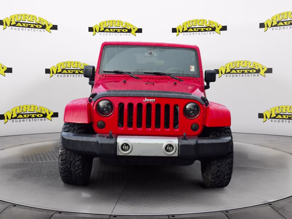 2015 Firecracker Red Clear Coat Jeep Wrangler Unlimited Sahara 4X4 SUV