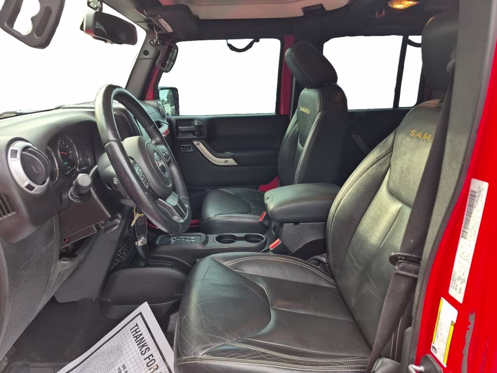 2015 Firecracker Red Clear Coat Jeep Wrangler Unlimited Sahara 4X4 SUV