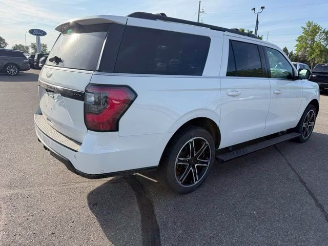 2020 Star White Metallic Tri-Coat Ford Expedition Max Limited 4X4 SUV