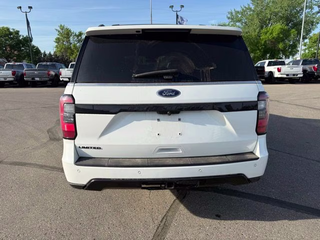 2020 Star White Metallic Tri-Coat Ford Expedition Max Limited 4X4 SUV