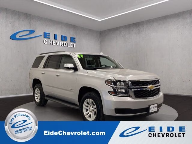 2017 Silver Ice Metallic Chevrolet Tahoe LT 4X4 SUV