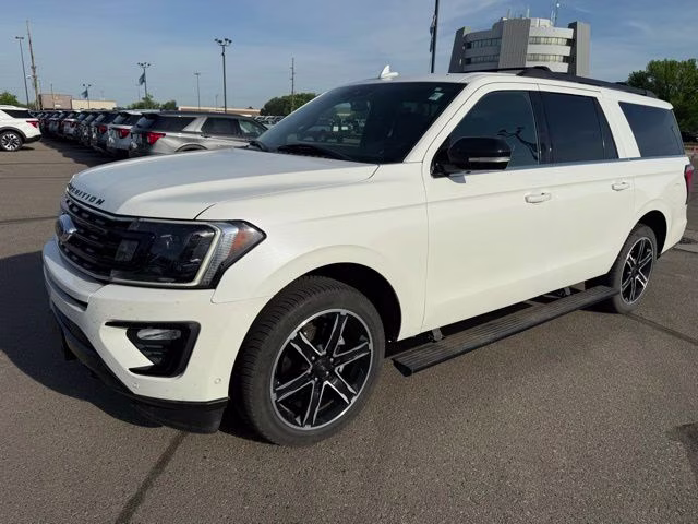 2020 Star White Metallic Tri-Coat Ford Expedition Max Limited 4X4 SUV