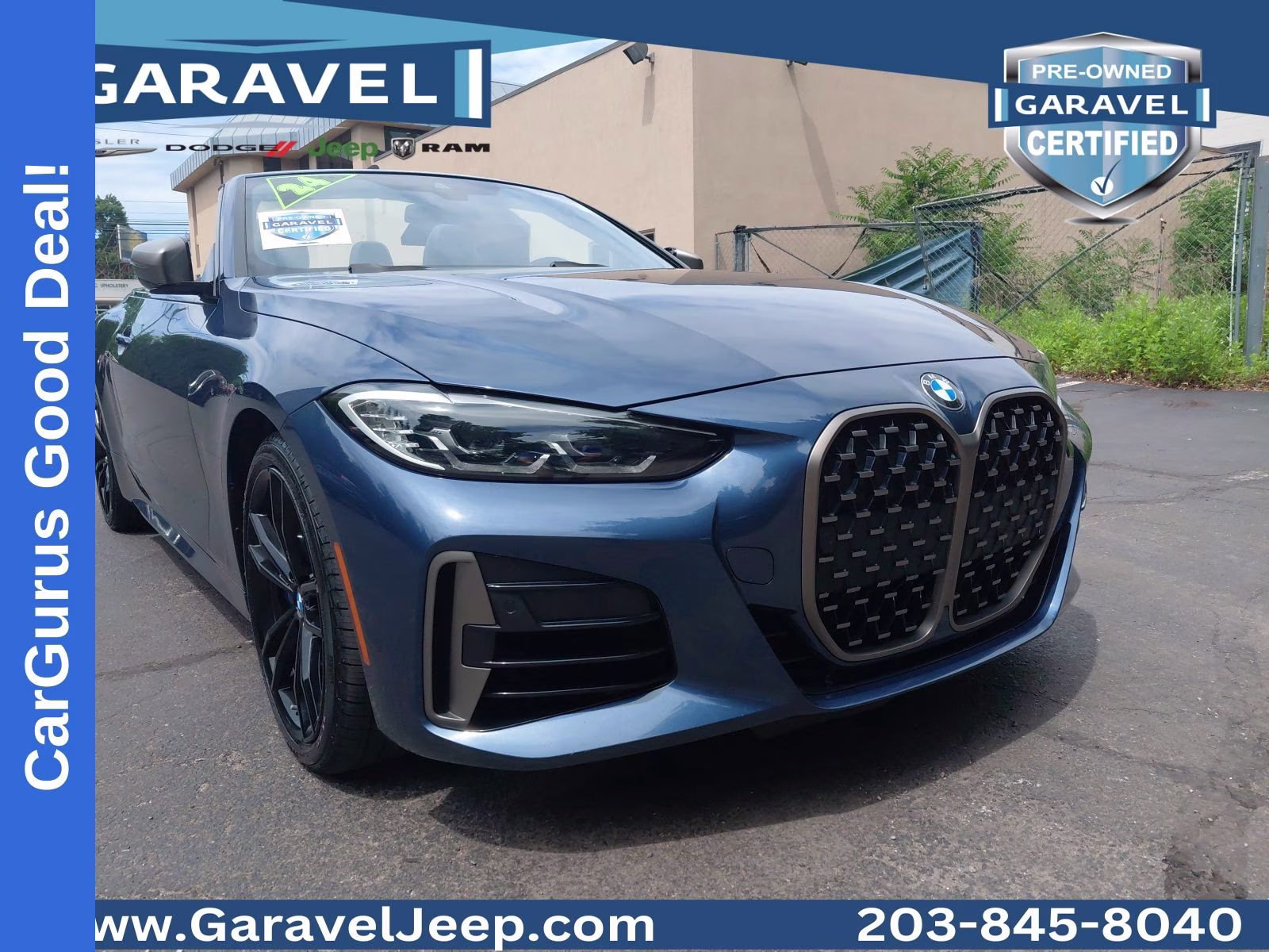 2024 Arctic Race Blue Metallic BMW 4 Series M440i xDrive AWD Convertible