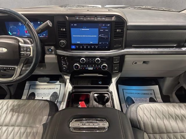 2024 Star White Metallic Tri-Coat Ford Super Duty F-450 DRW Limited 4X4 Truck