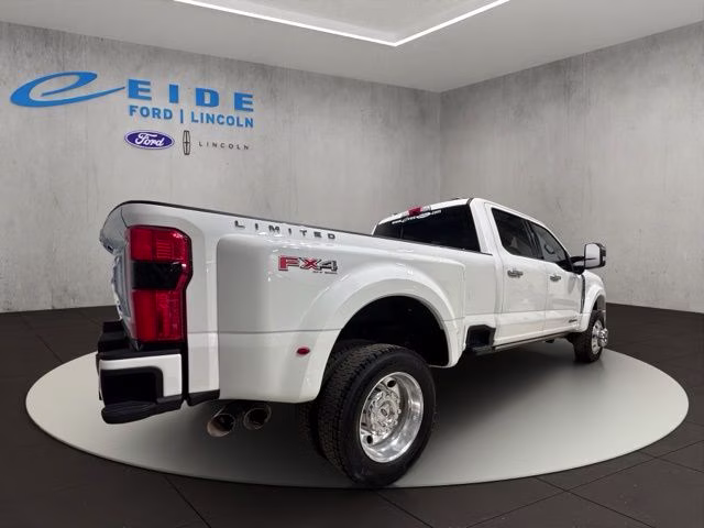 2024 Star White Metallic Tri-Coat Ford Super Duty F-450 DRW Limited 4X4 Truck