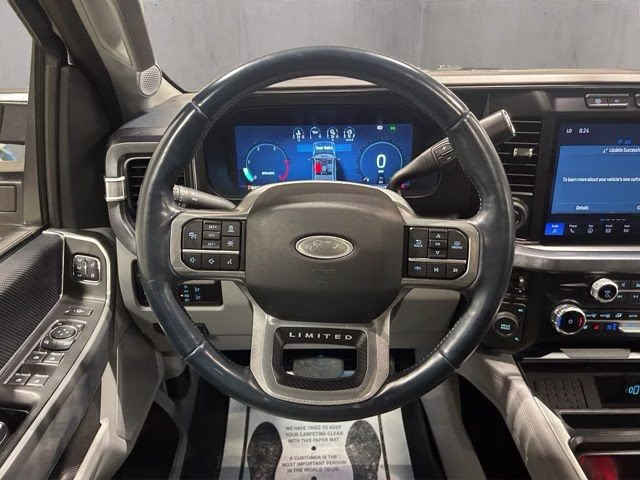 2024 Star White Metallic Tri-Coat Ford Super Duty F-450 DRW Limited 4X4 Truck