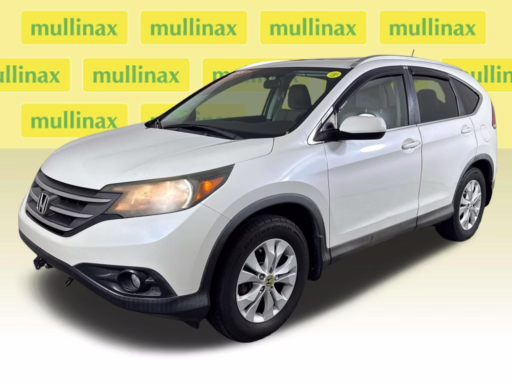 2014 White Diamond Pearl Honda CR-V EX-L FWD SUV