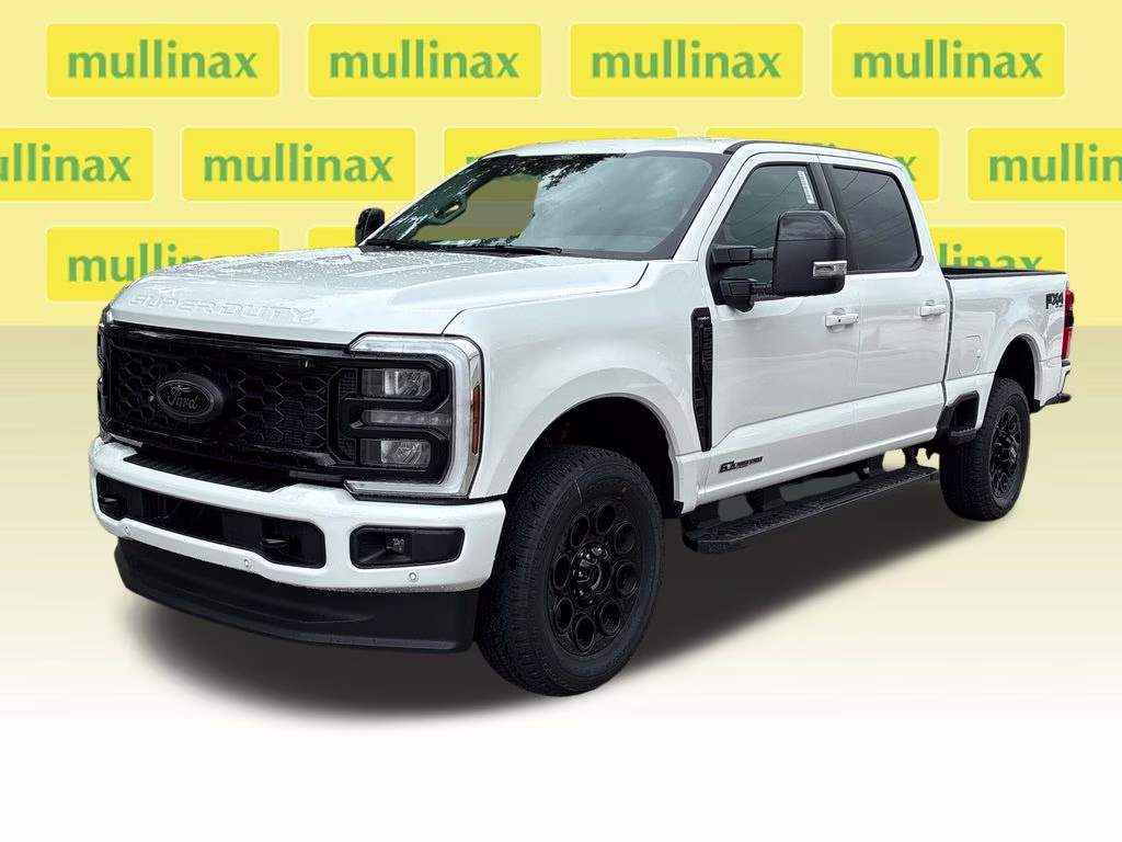 2026 Star White Metallic Tri-Coat Ford Super Duty F-250 SRW Lariat 4X4 Truck