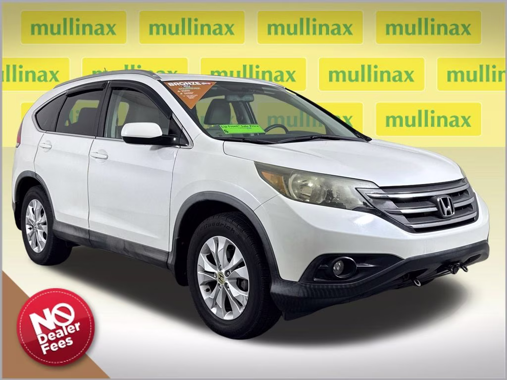 2014 White Diamond Pearl Honda CR-V EX-L FWD SUV