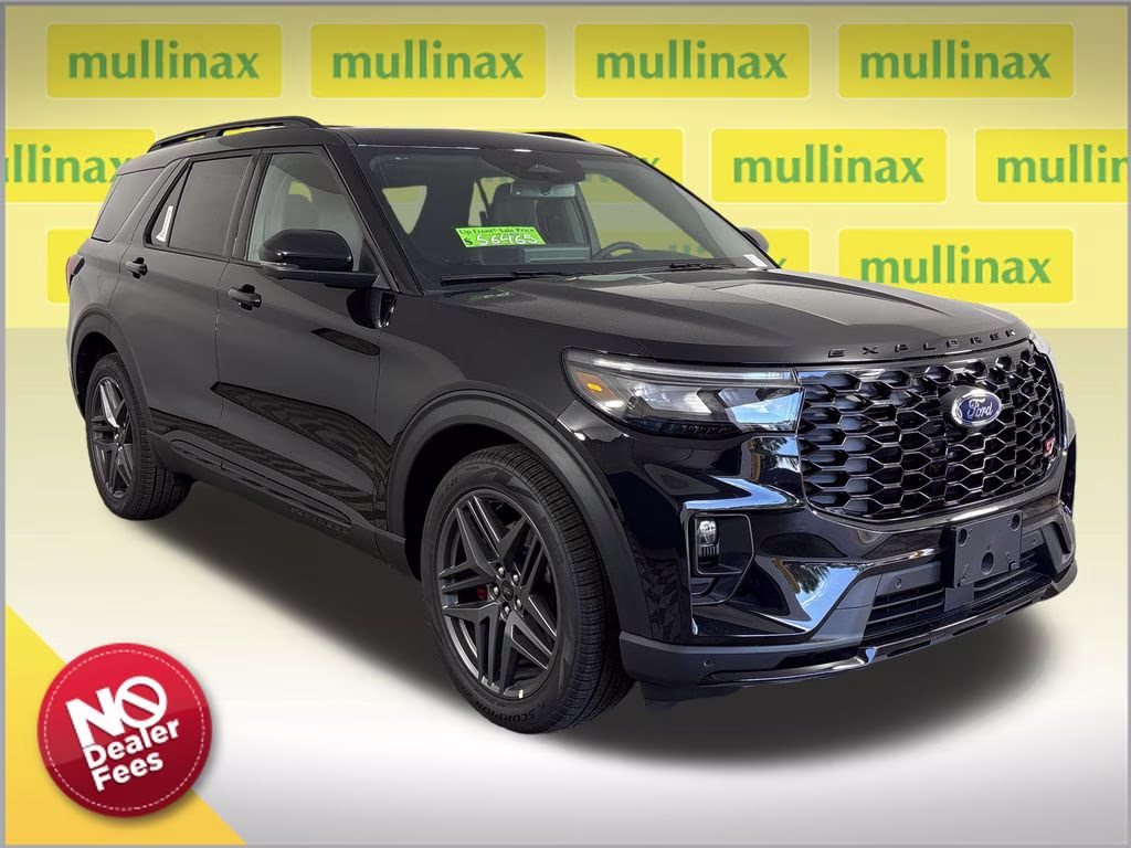 2026 Black Metallic Ford Explorer ST 4X4 SUV