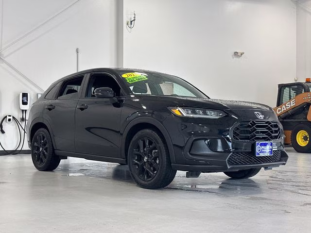 2025 Crystal Black Pearl Honda HR-V Sport AWD SUV