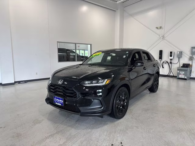 2025 Crystal Black Pearl Honda HR-V Sport AWD SUV