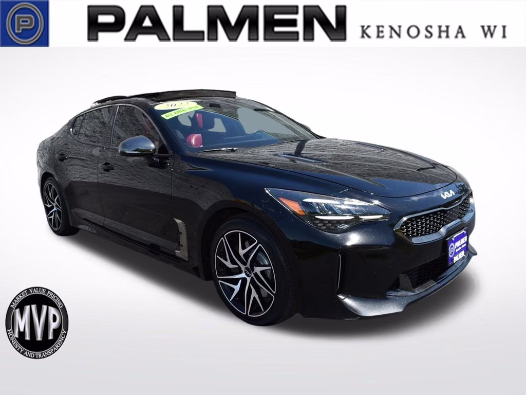 2022 Aurora Black Kia Stinger GT-Line AWD Sedan