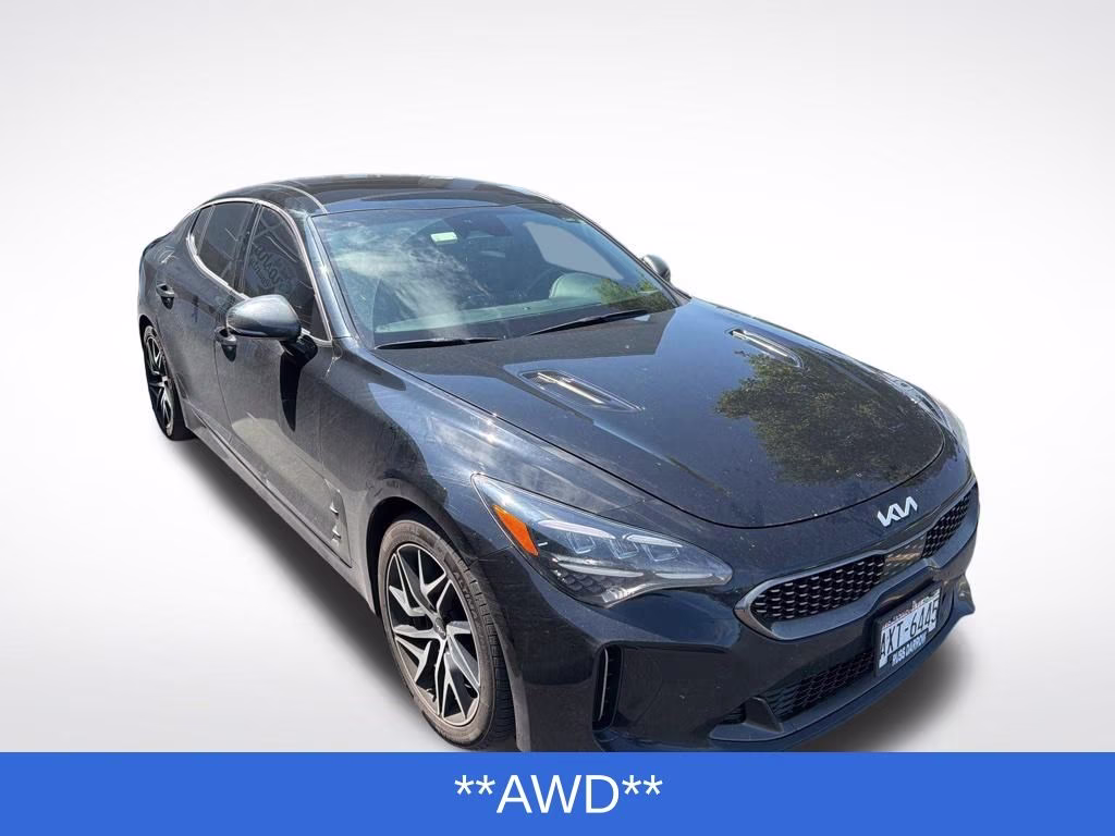 2022 Aurora Black Kia Stinger GT-Line AWD Sedan