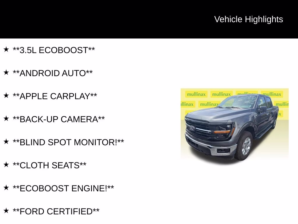 2025 Carbonized Gray Metallic Ford F-150 XLT 4X4 Truck