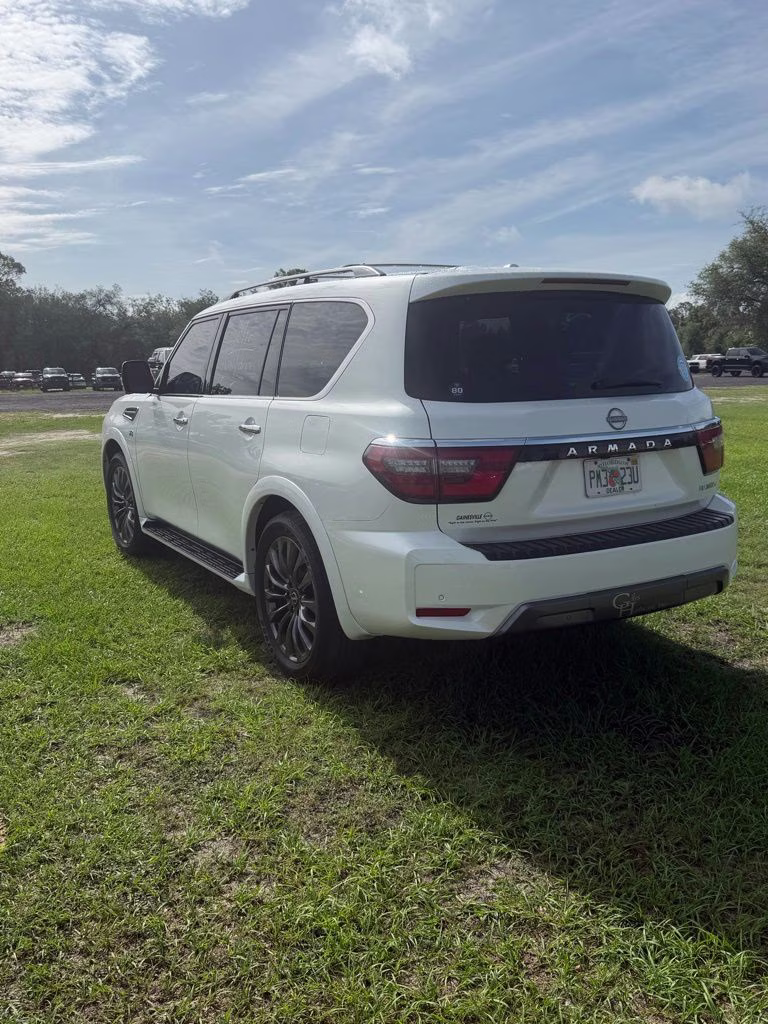 2022 Aspen White Tricoat Nissan Armada Platinum RWD SUV