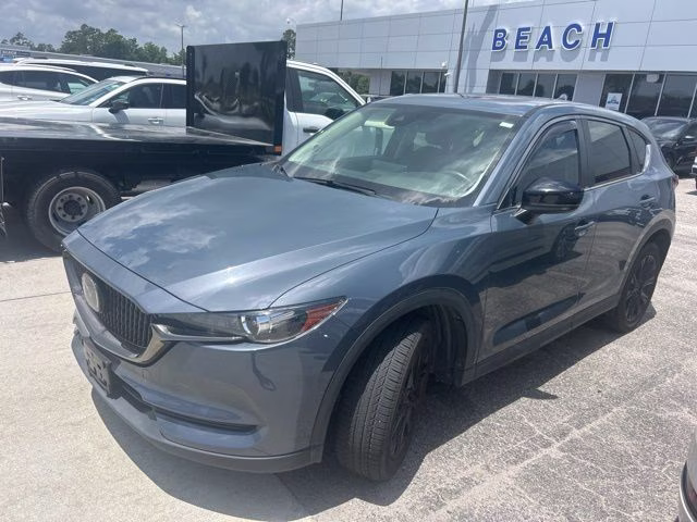 2021 Polymetal Gray Mazda CX-5 Carbon Edition Turbo AWD SUV