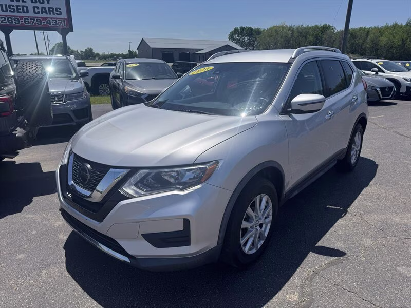 2020 Brilliant Silver Metallic Nissan Rogue SV AWD Crossover